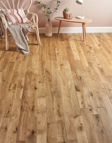 Maggiore 18mm Oiled Solid Wood Flooring - Narrow Oak-SAMPLE