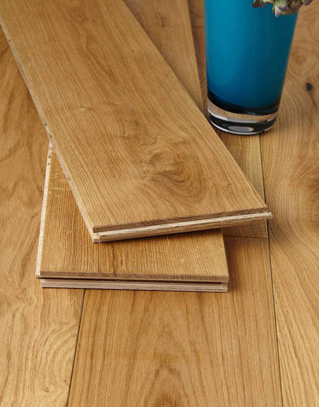 Vattern 20mm Brushed & Oiled Engineered Wood Flooring - Natural Oak -SAMPLE