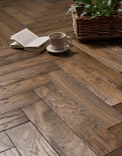 Maggiore 20mm Solid Wood Parquet Flooring - Espresso Oak