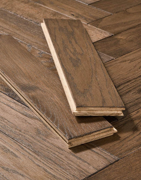 Maggiore 20mm Solid Wood Parquet Flooring - Espresso Oak-SAMPLE