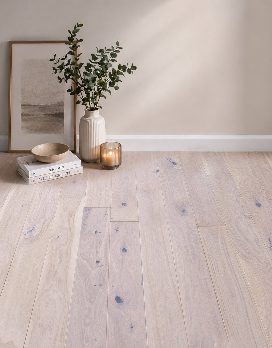 Elterwater Classic 14mm Engineered Wood Flooring - Whitewashed Oak-SAMPLE