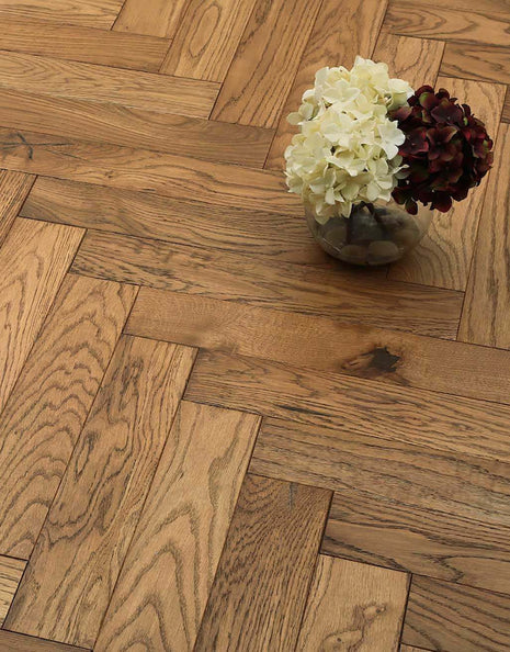 Maggiore 20mm Solid Wood Parquet Flooring - Gerogian Oak-SAMPLE