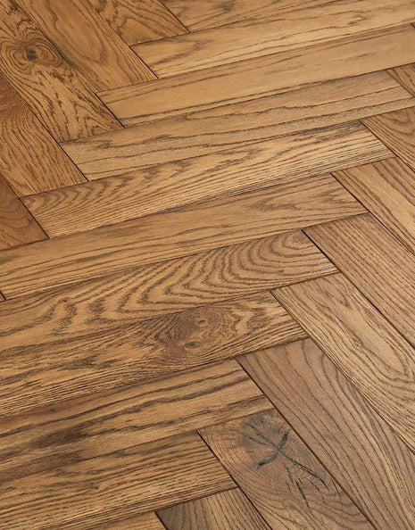 Maggiore 20mm Solid Wood Parquet Flooring - Gerogian Oak-SAMPLE