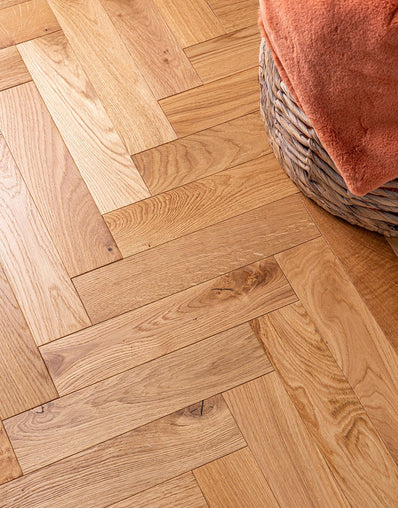 Lucerne 10mm Herringbone Engineered Wood Flooring - County Oak-SAMPLE