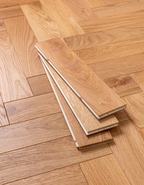 Lucerne 10mm Herringbone Engineered Wood Flooring - County Oak-SAMPLE