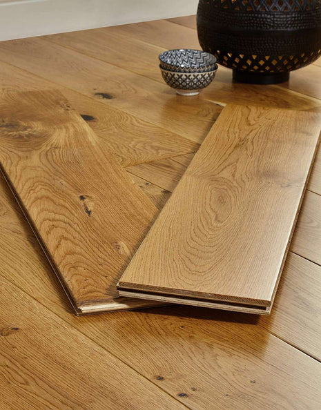 Vattern 20mm Lacquered Engineered Wood Flooring - Warm Oak -SAMPLE