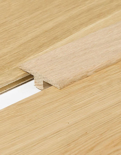 Solid Wood 900mm T-Profile - Unfinished Oak