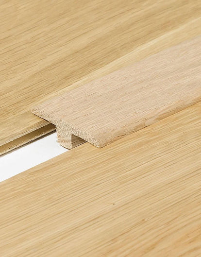 Solid Wood 900mm T-Profile - Unfinished Oak