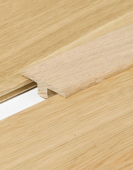 Solid Wood 900mm T-Profile - Unfinished Oak