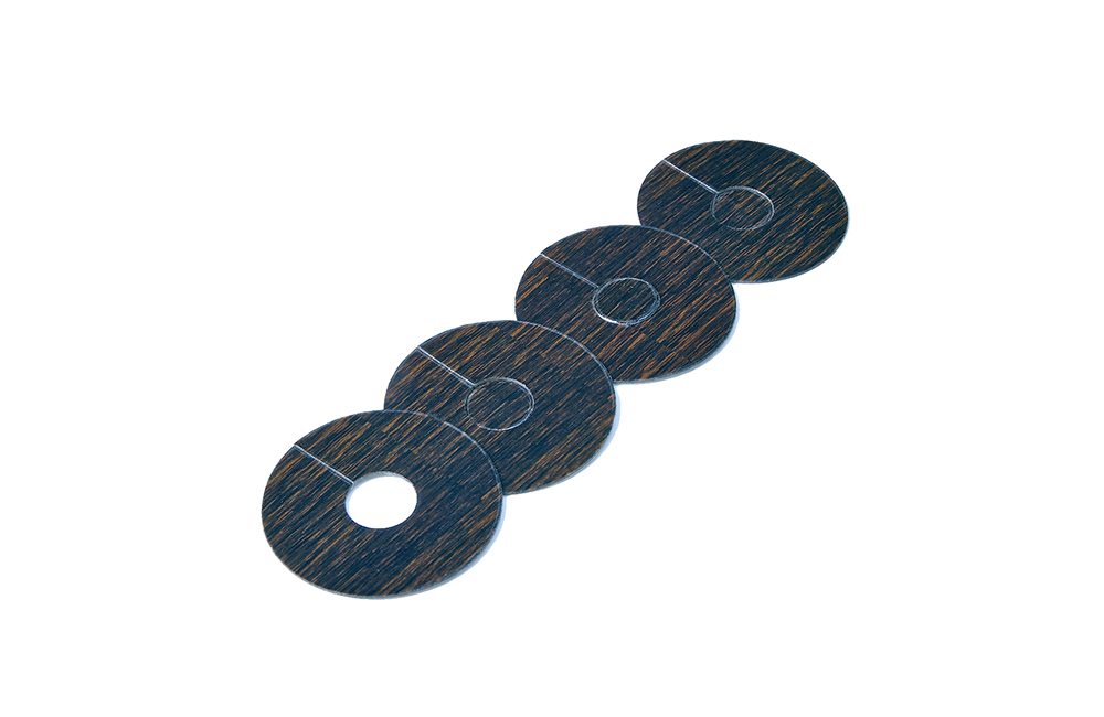FC43 - Dark Brown Oak Radiator Rings - 4 Pack