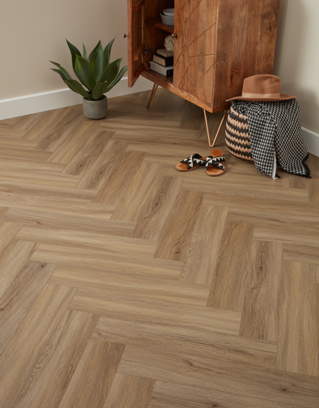Horizon Oak Herringbone Rigid Core SPC