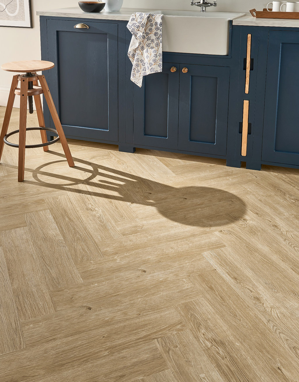EvoCore Essentials Herringbone - Champagne Oak