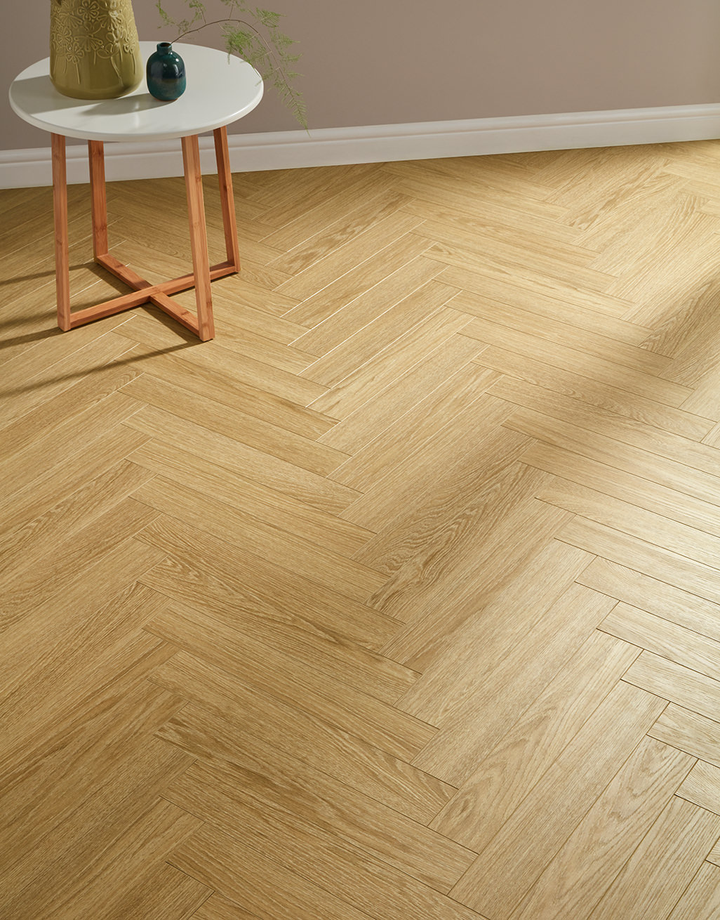 BerryAlloc Chateau Herringbone - Charme Light Natural Laminate Flooring