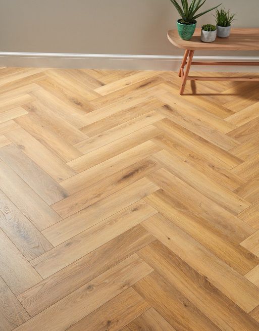 Kronotex Herringbone - Oak Natural Laminate Flooring