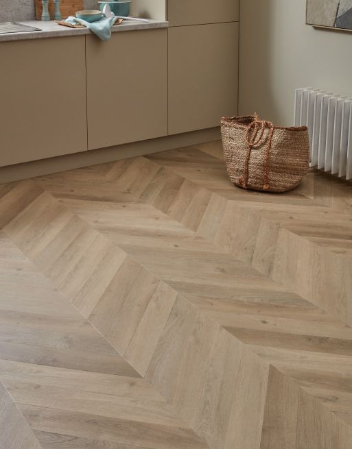 Asenso Signature Chevron - Oyster Oak