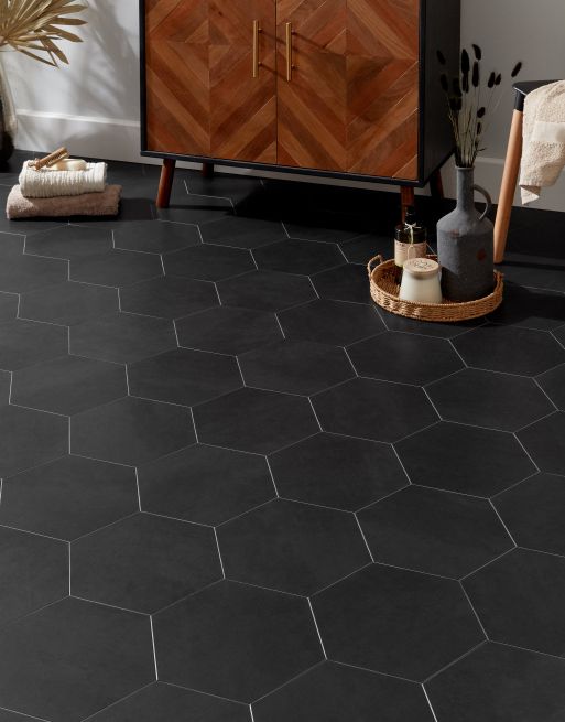 Asenso Symphony Hex Tile - Nightfall