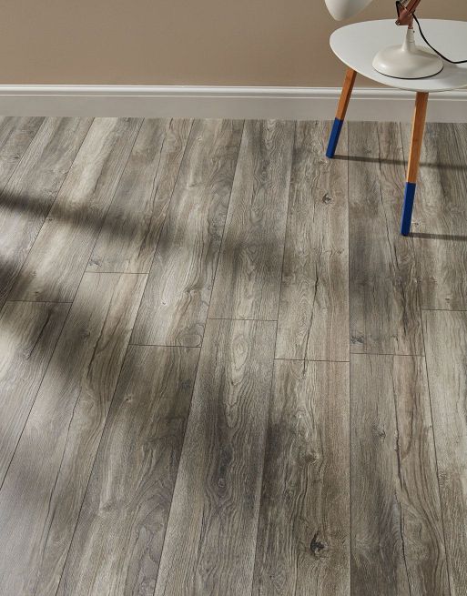 Kronotex Villa 12mm - Harbour Oak Grey Laminate Flooring