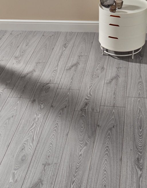 Kronotex Villa 12mm - Timeless Oak Grey Laminate Flooring