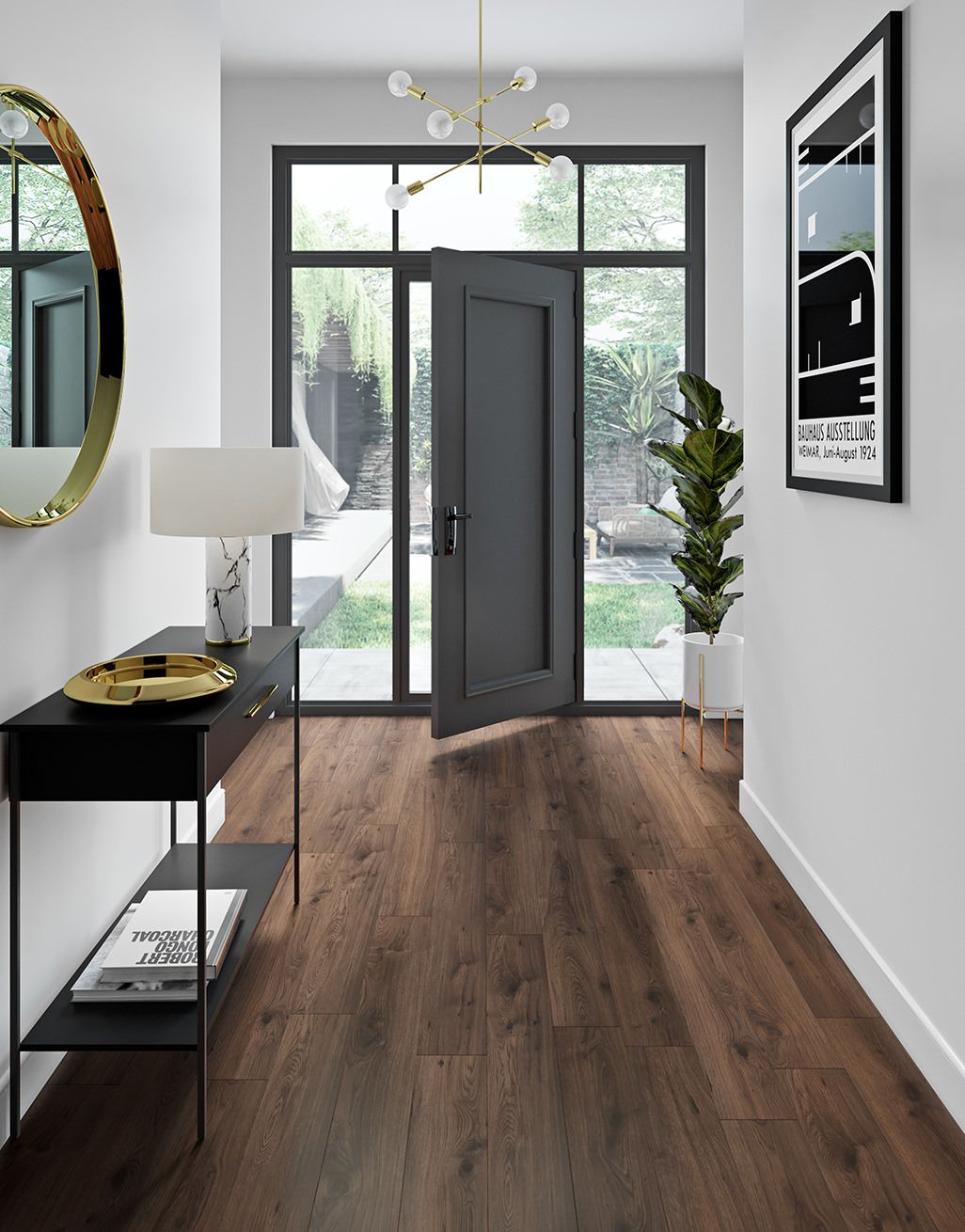 Kronotex Advanced 8mm - Millenium Oak Brown Laminate Flooring 4