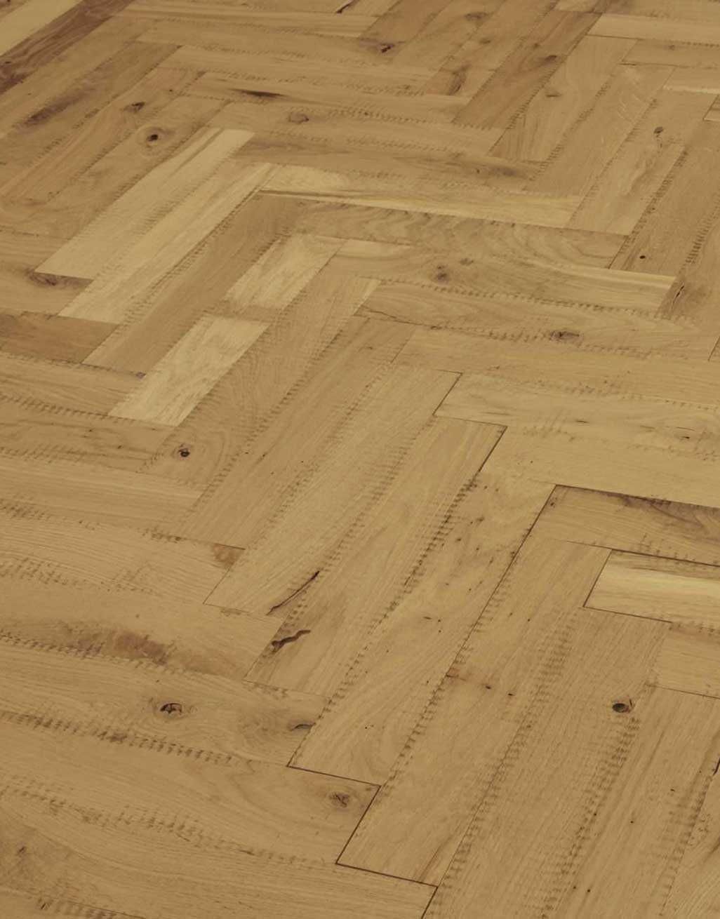Unfinished Parquet Oak 21 x 60mm 2