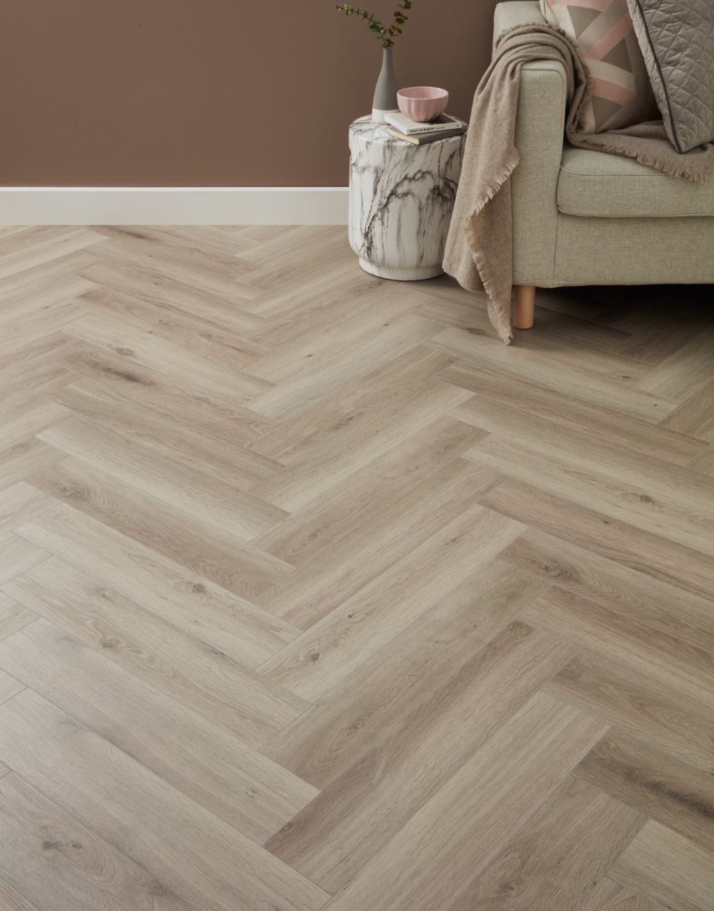 Kronotex Herringbone - Oak Silver 1