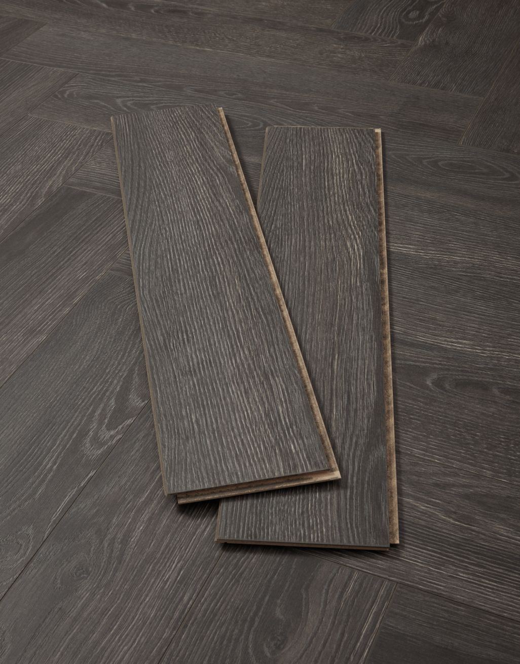 Kronotex Herringbone - Elba Oak Black 3