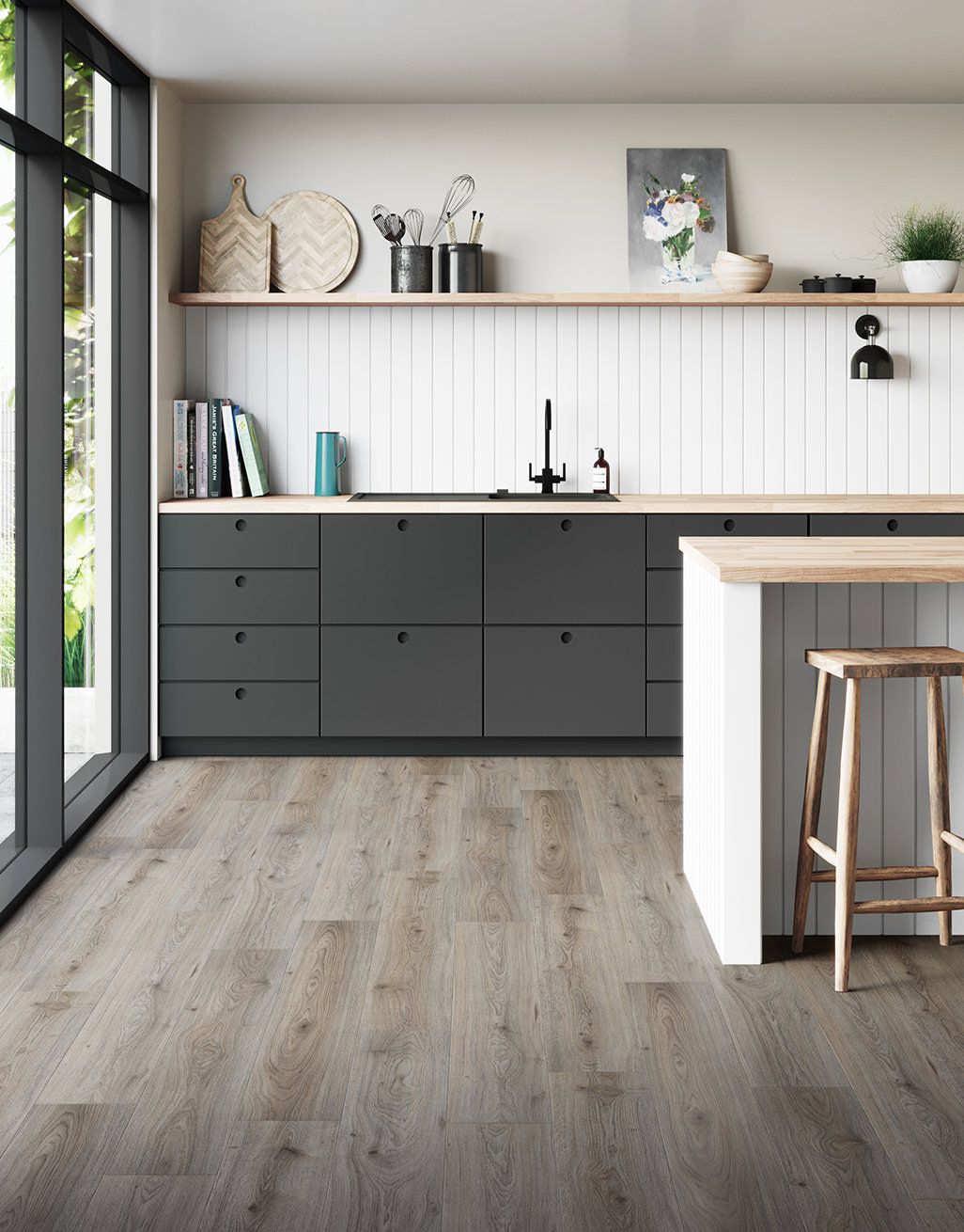 Kronotex Standard Plus 7mm - Trend Oak Grey Laminate Flooring 4