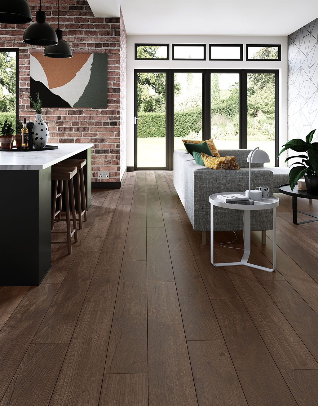 Kronotex Villa 12mm - Peterson Oak Laminate Flooring 4