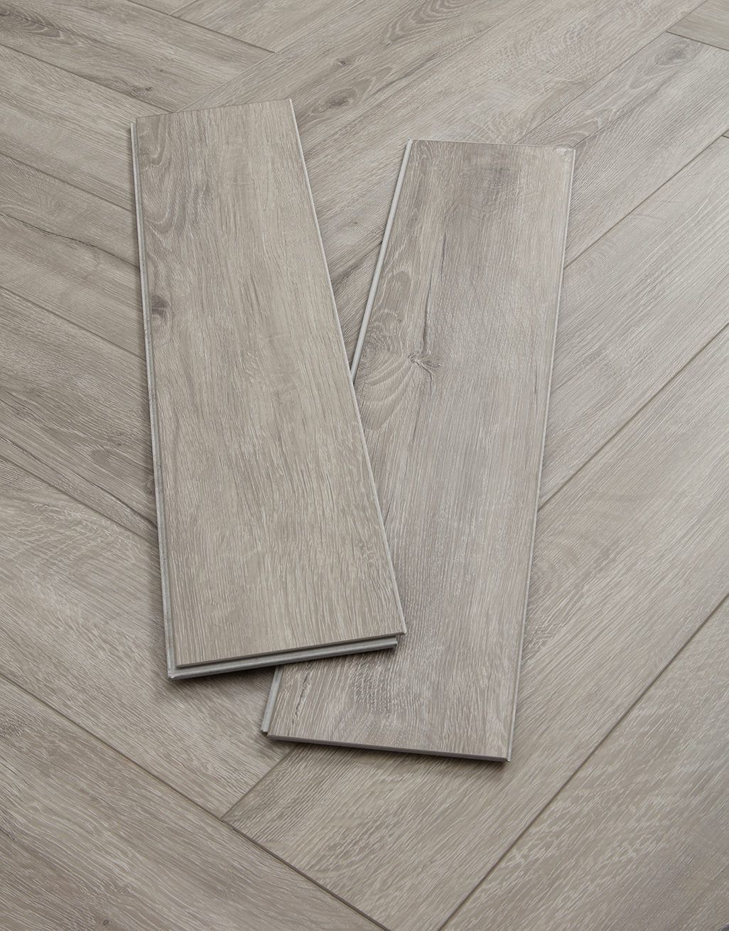 Boulevard Grey Herringbone Click Rigid Core SPC 3