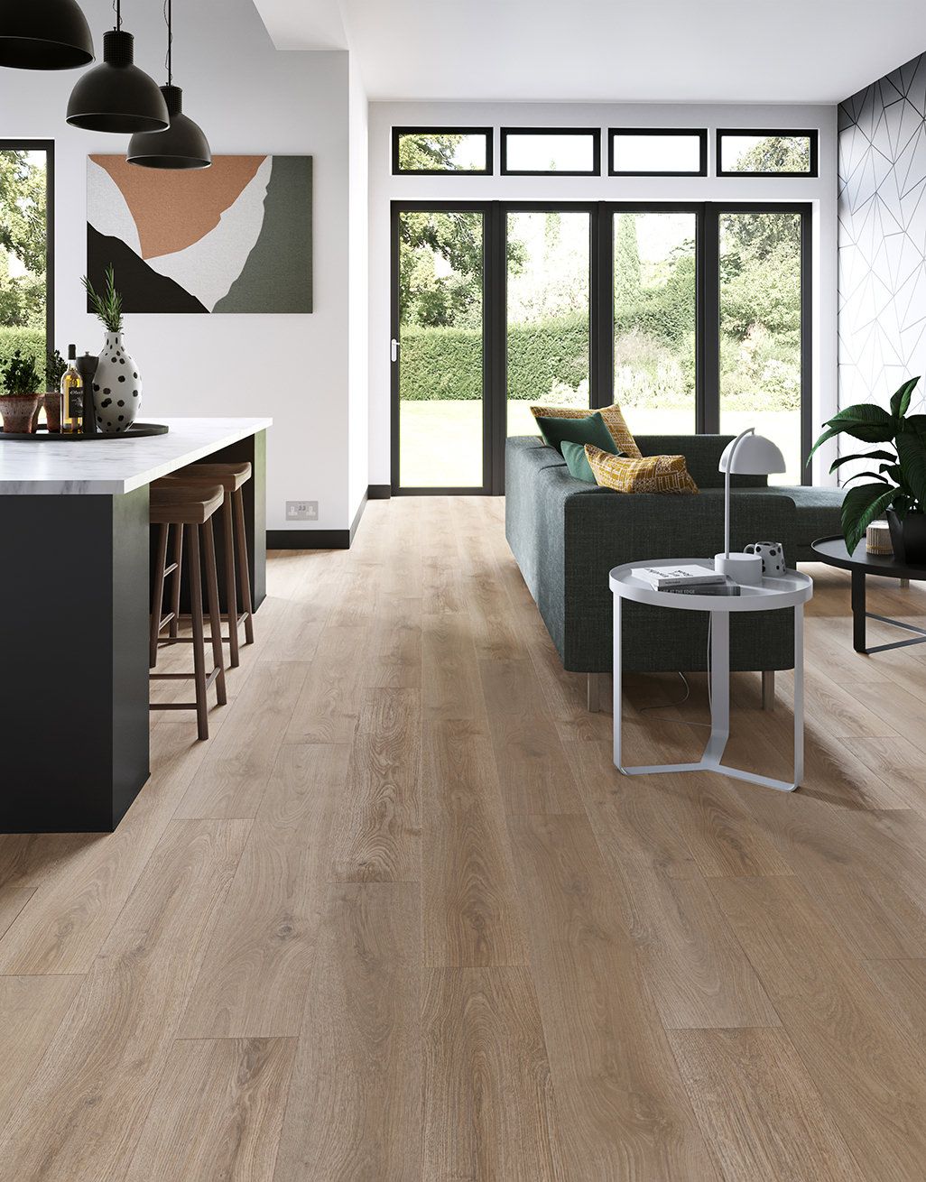 Kronotex Standard Plus 7mm - Summer Oak Beige Laminate Flooring 4