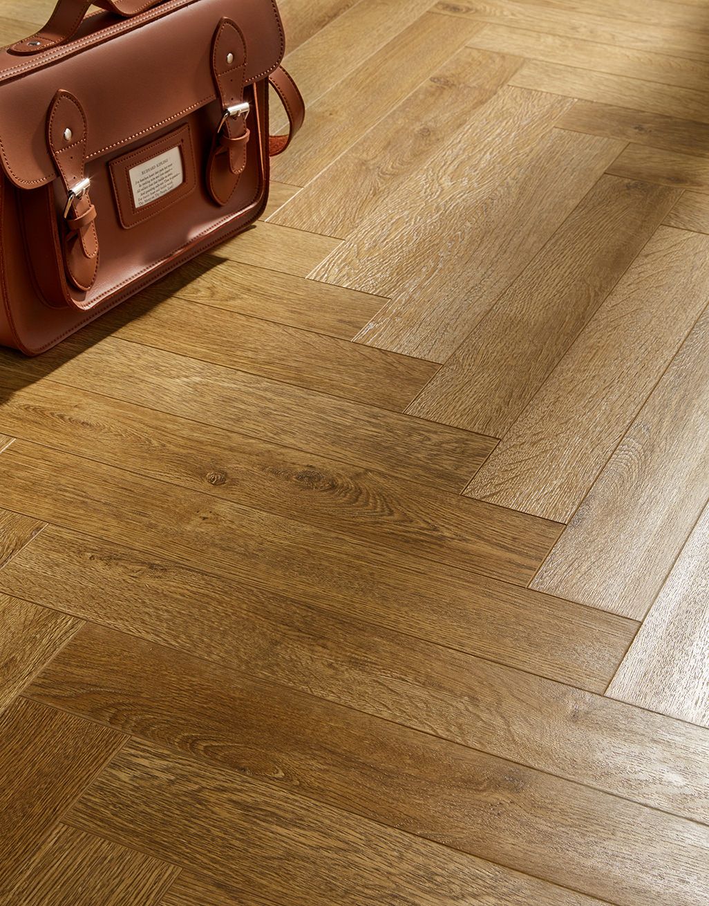 BerryAlloc Chateau Herringbone - Texas Light Brown Laminate Flooring 2