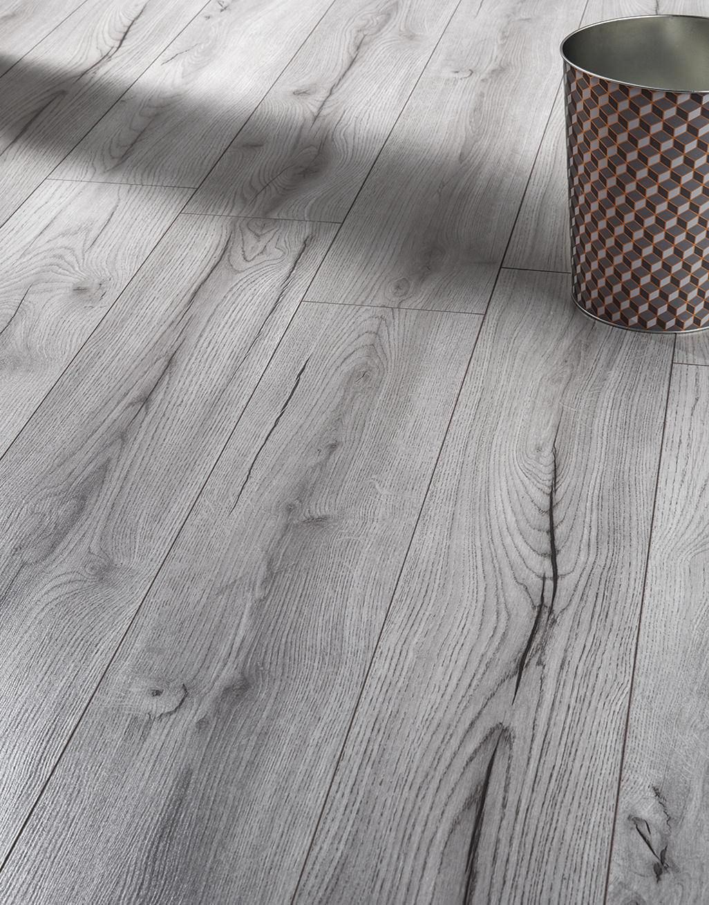 Kronotex Advanced 8mm - Century Oak Grey Laminate Flooring 2