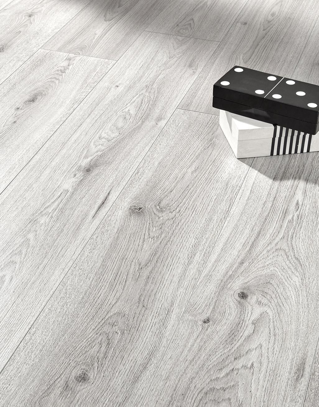 Kronotex Advanced 8mm - Trend Oak Grey Laminate Flooring 2