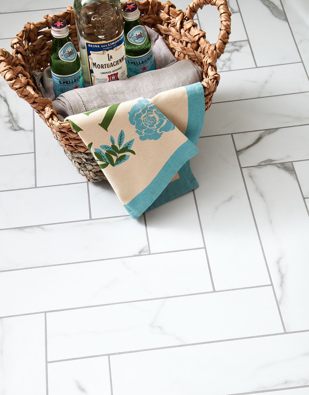 Asenso Signature Herringbone - Glacial Marble 2