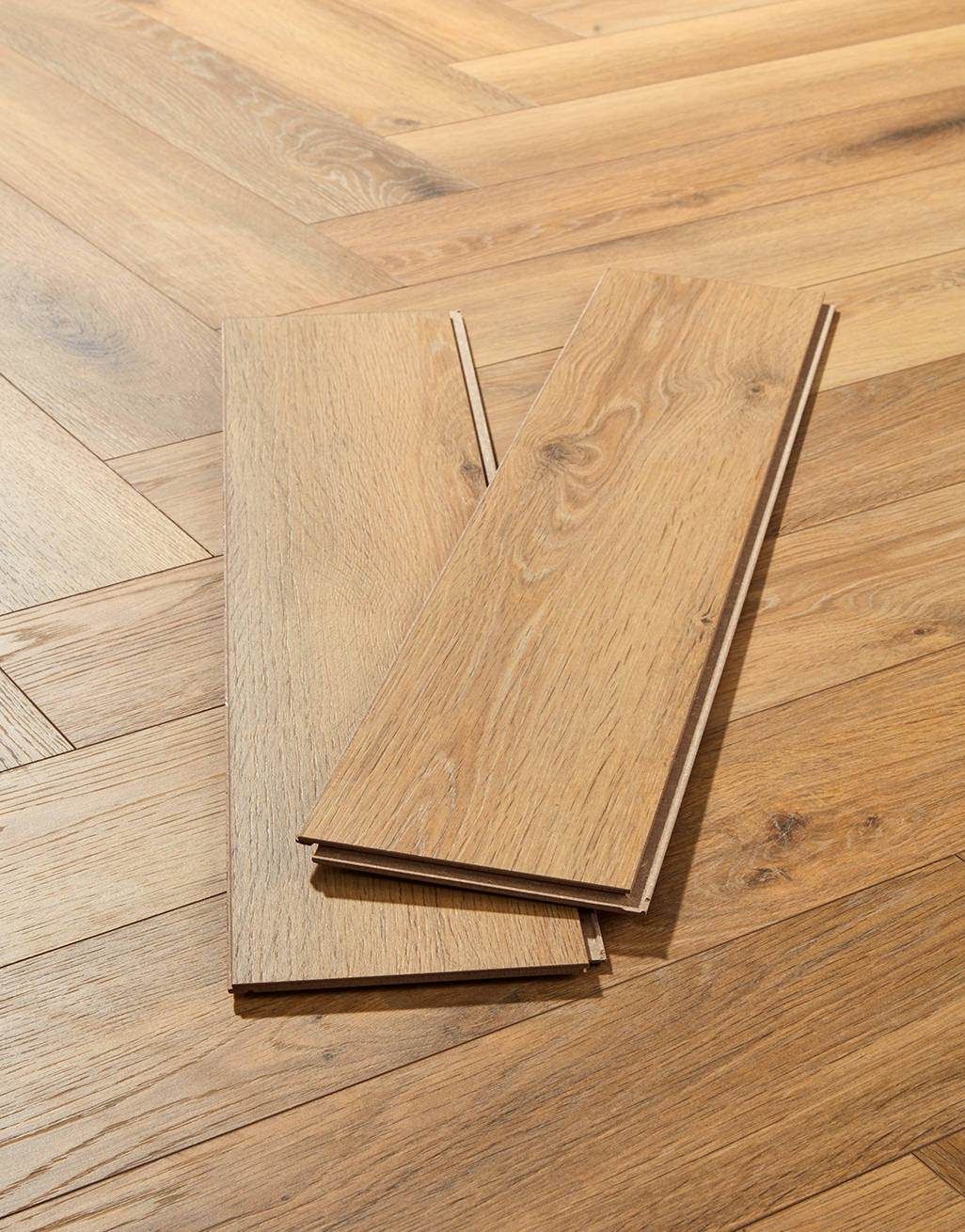 Kronotex Herringbone - Oak Natural Laminate Flooring 3