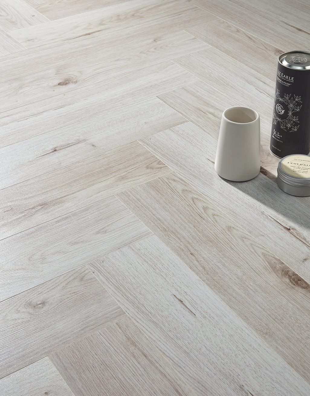 Kronotex Herringbone - Bordeaux Oak Laminate Flooring 2