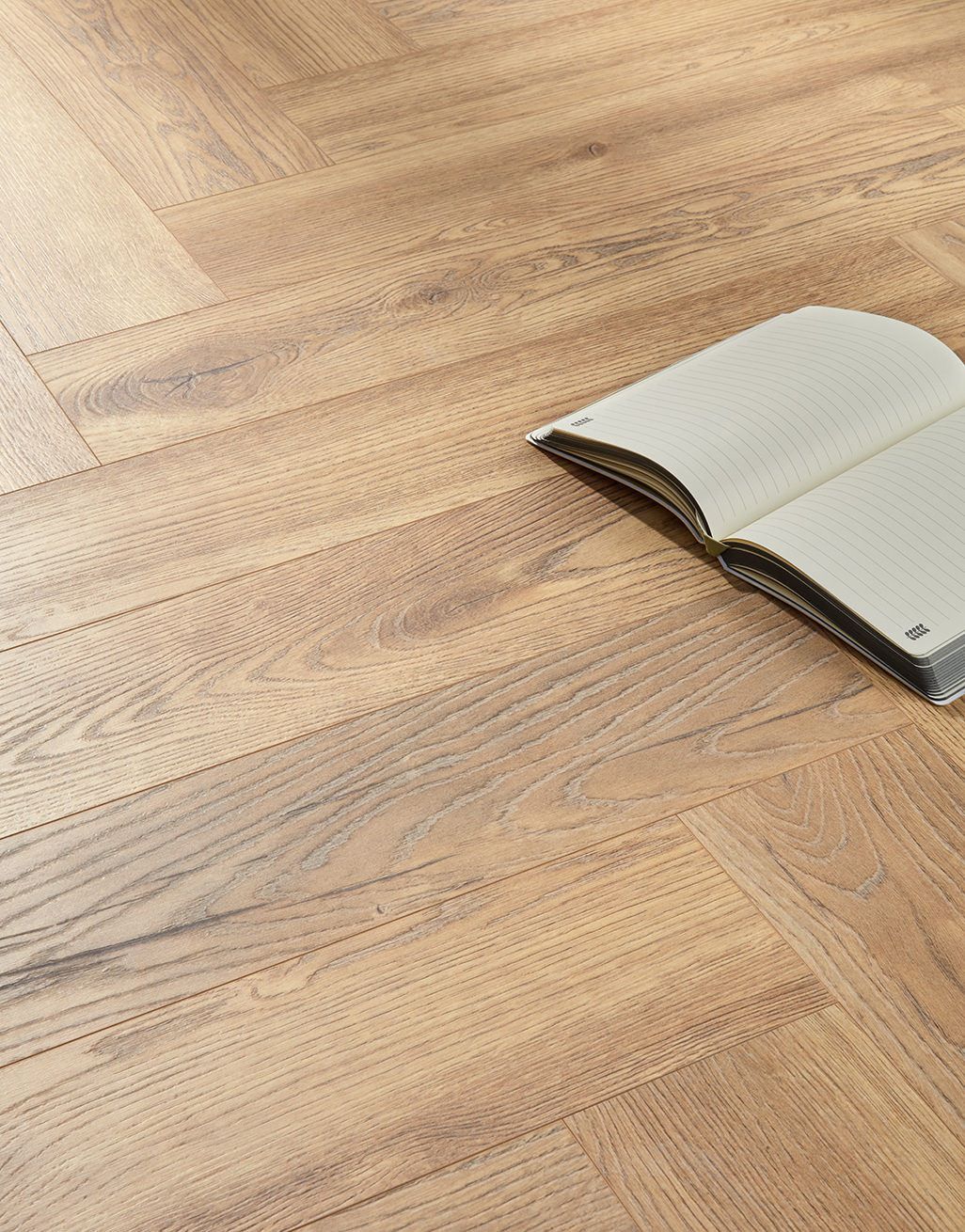 Kronotex Herringbone - Peterson Oak Natural Laminate Flooring 2