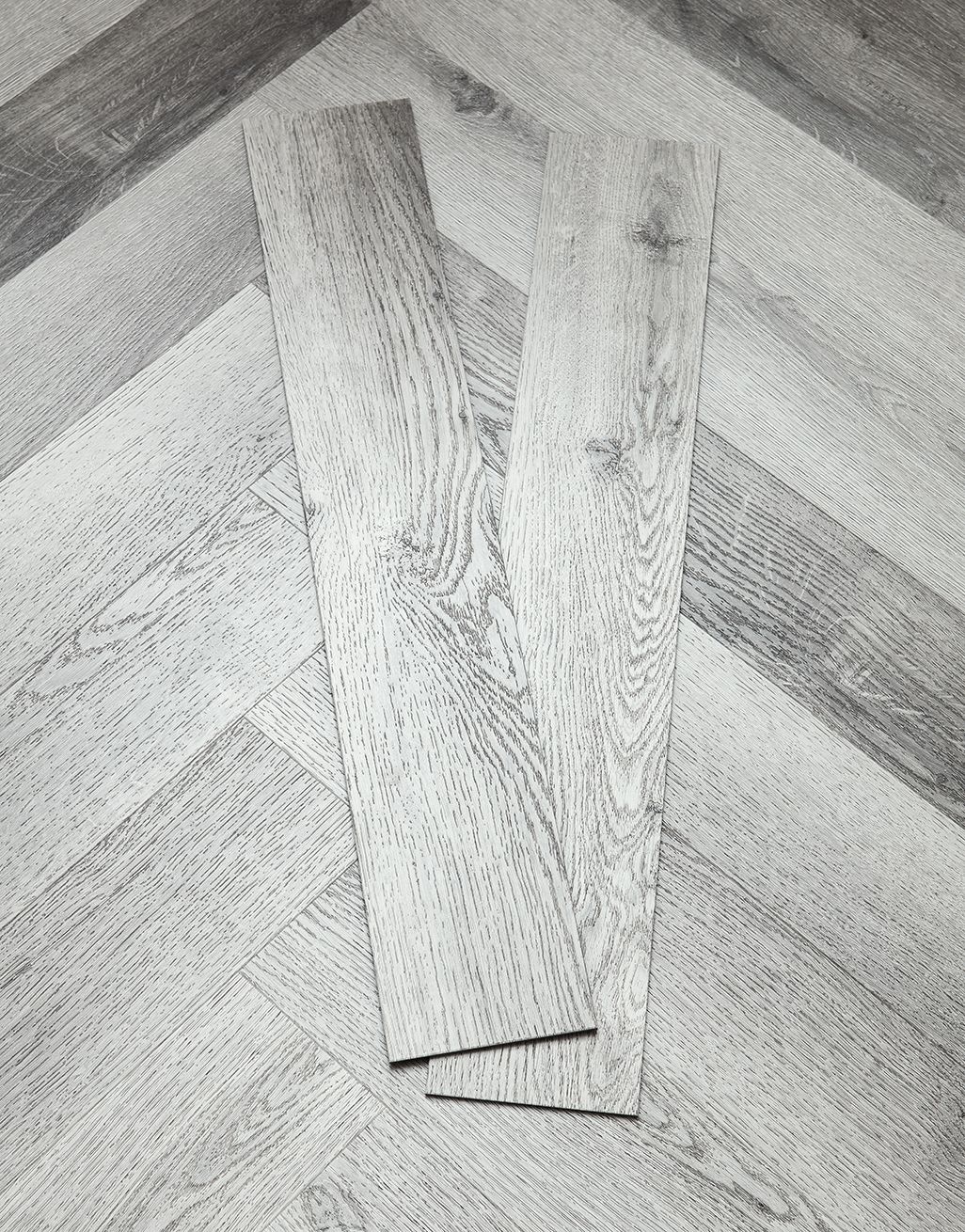 Asenso Artisan Herringbone - Driftwood Grey Oak 3