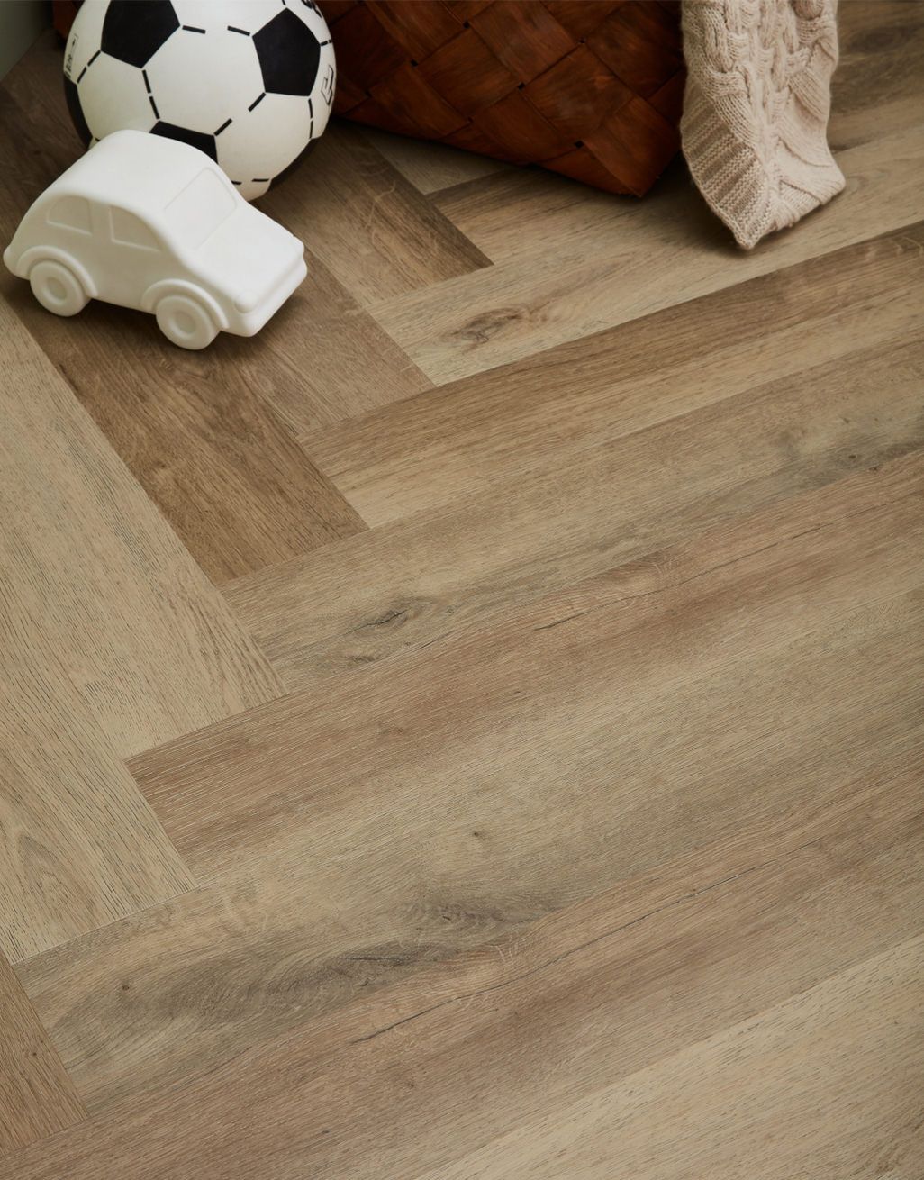 Asenso Artisan Herringbone - Light Vanilla Oak 2