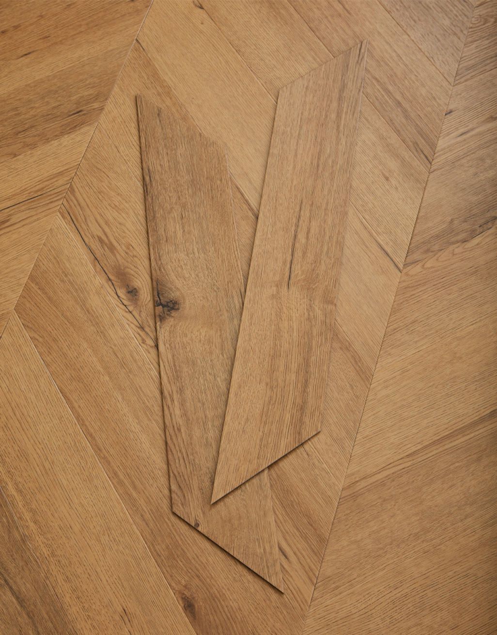 Asenso Signature Chevron - Natural Honey Oak 3