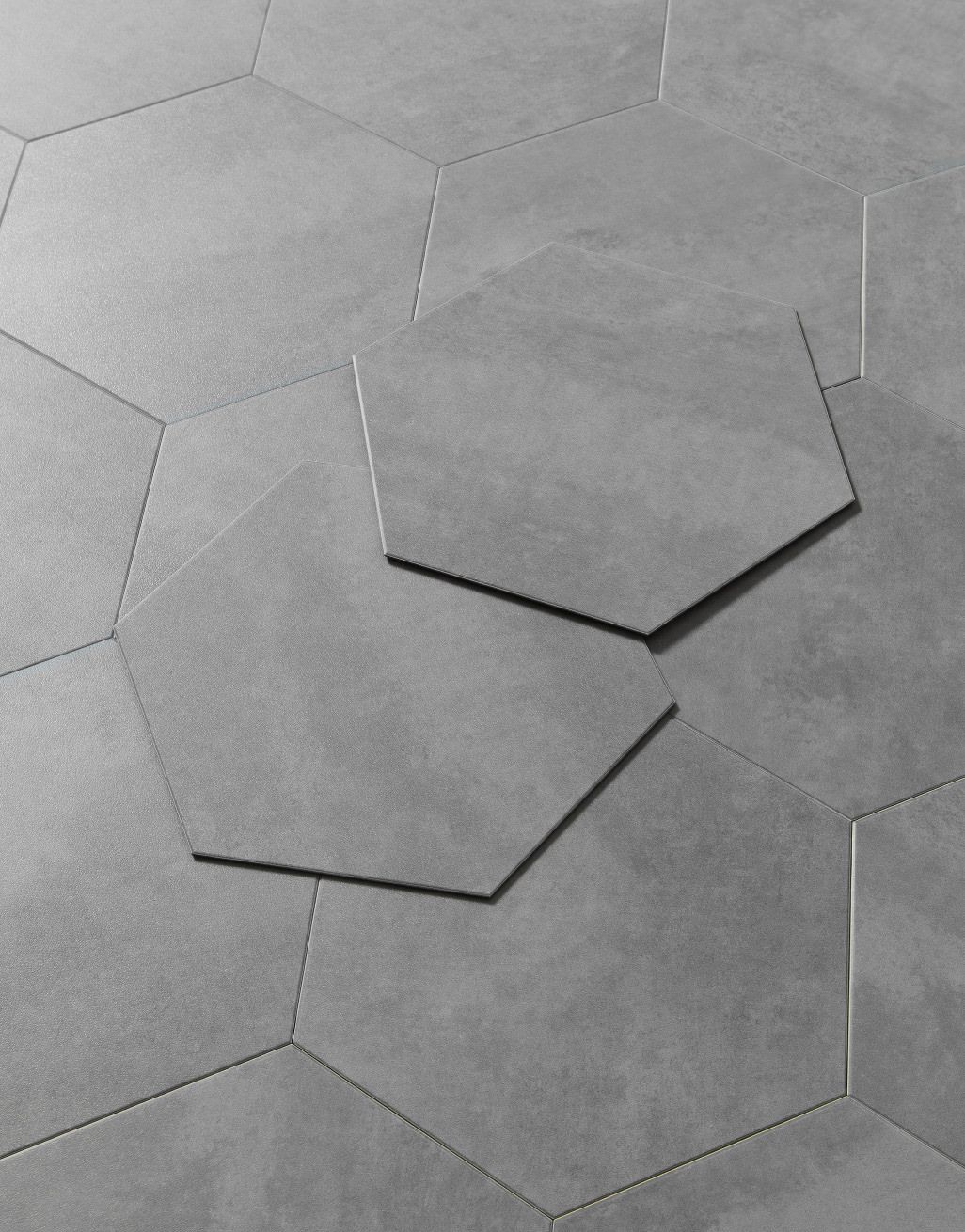 Asenso Symphony Hex Tile - Dove Grey 3