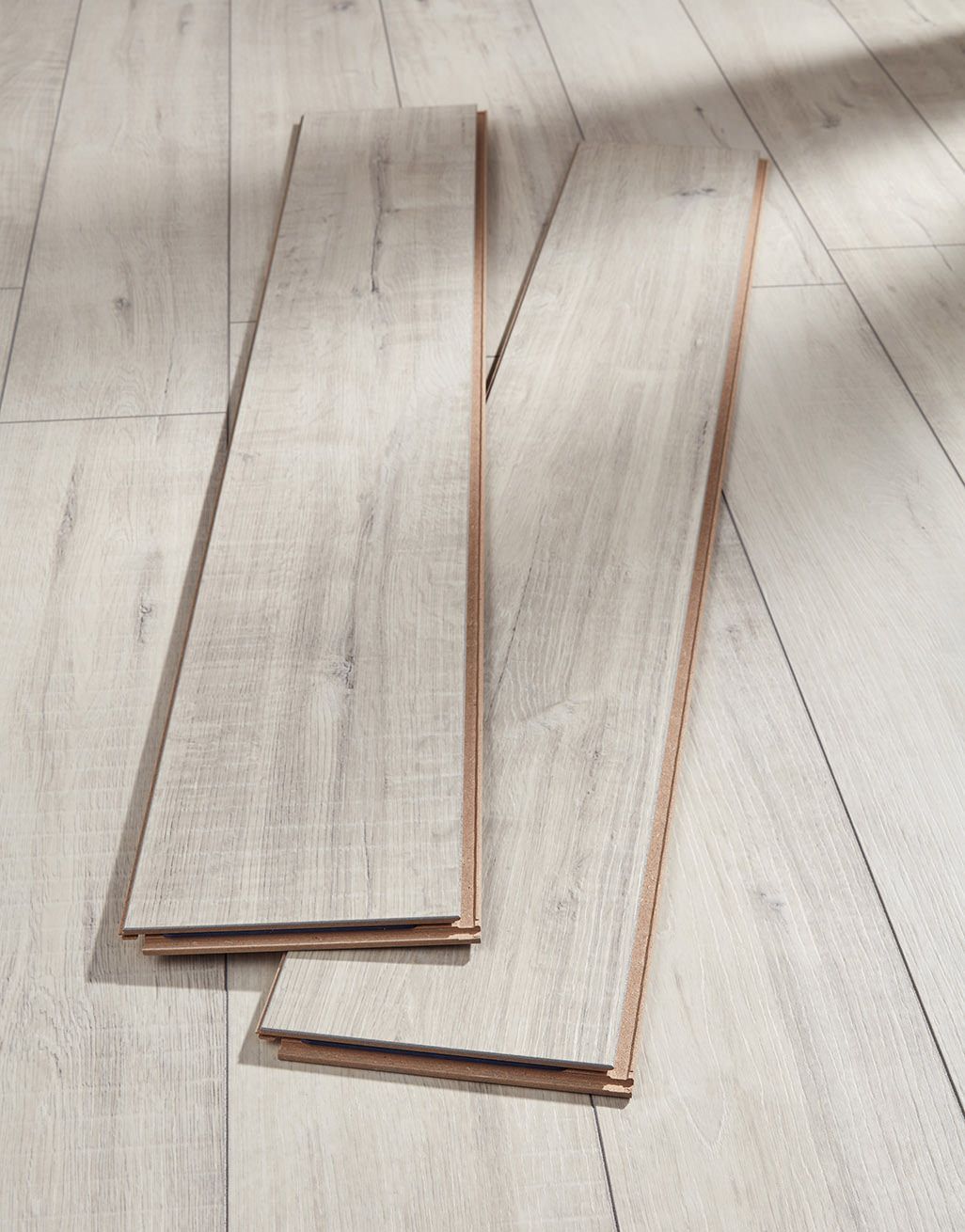 Kronotex Villa 12mm - Gala Oak White Laminate Flooring 3