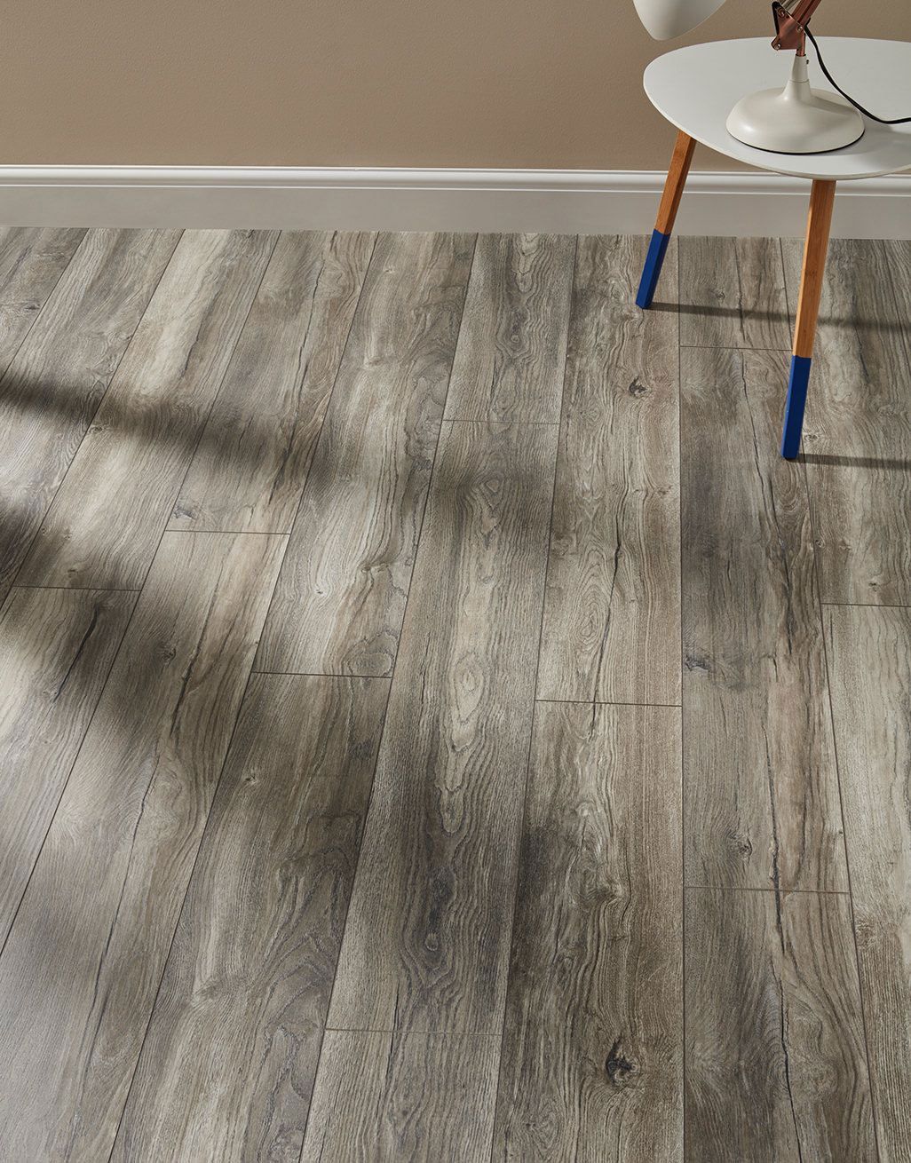 Kronotex Villa 12mm - Harbour Oak Grey Laminate Flooring 1