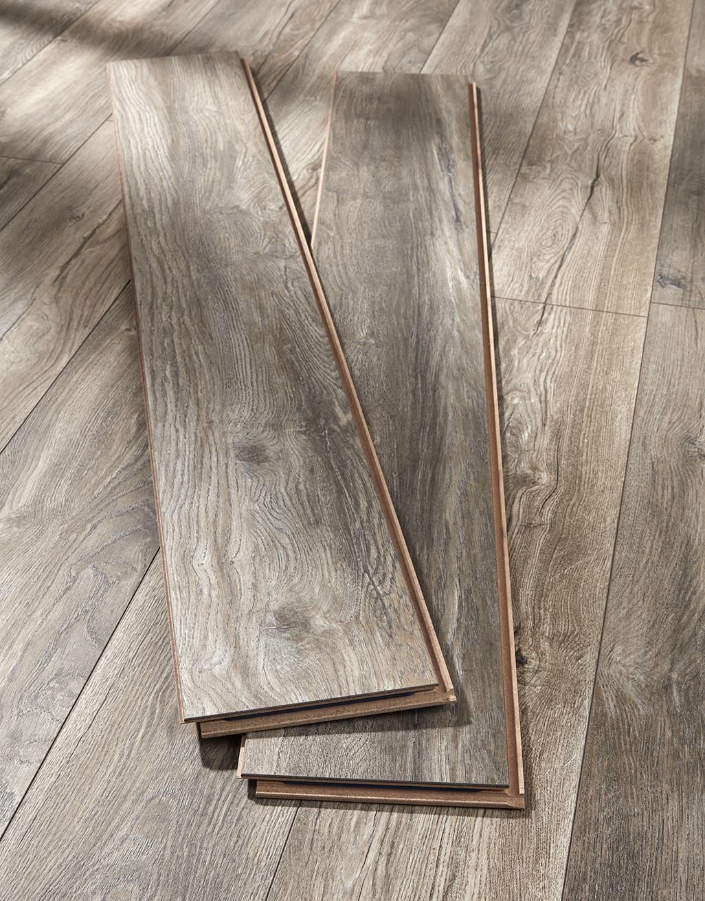 Kronotex Villa 12mm - Harbour Oak Grey Laminate Flooring 3