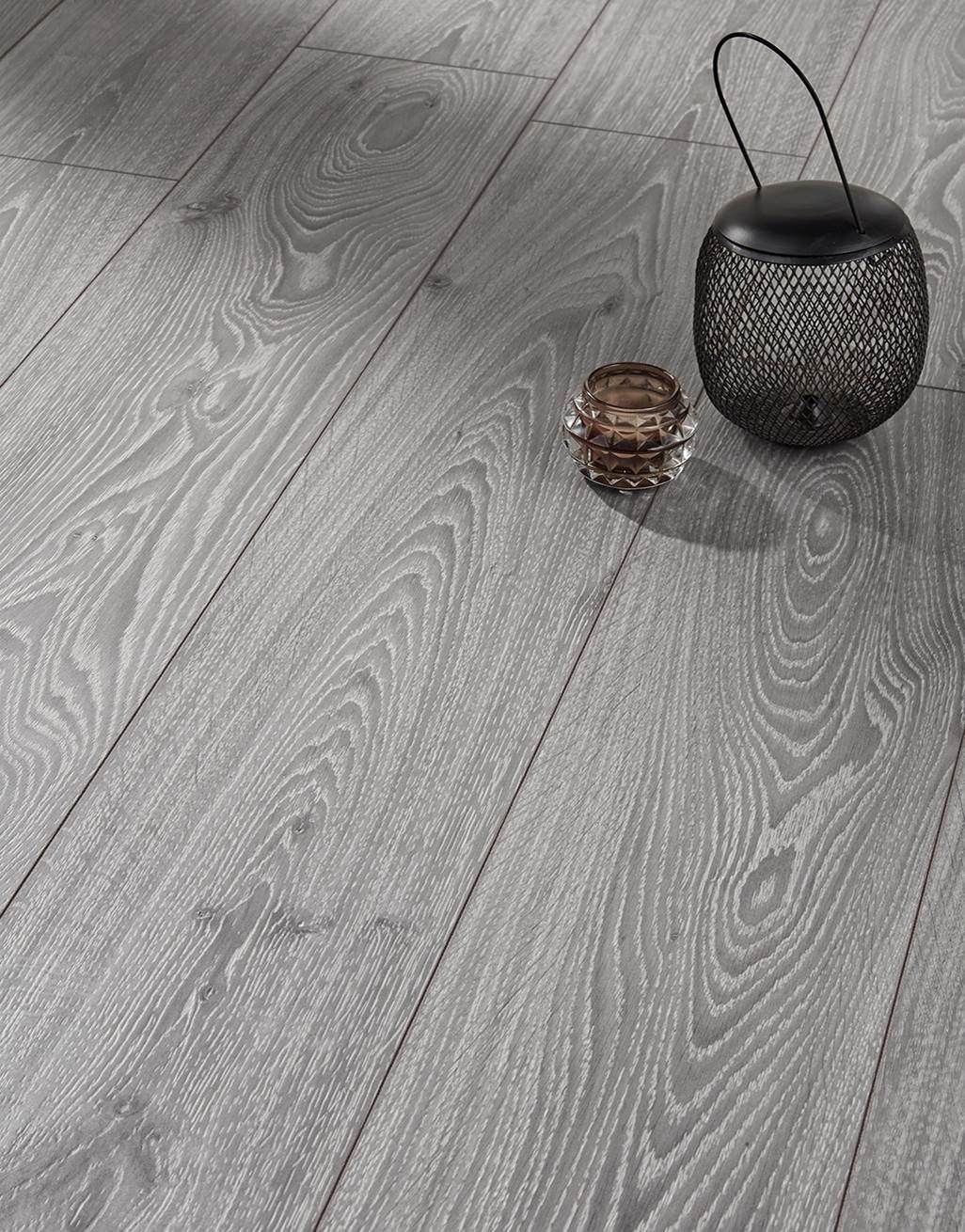 Kronotex Villa 12mm - Timeless Oak Grey Laminate Flooring 2