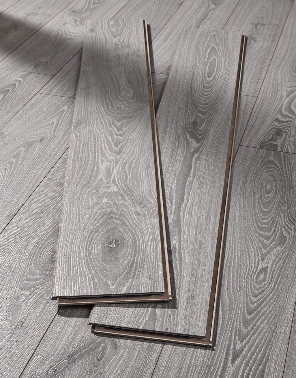 Kronotex Villa 12mm - Timeless Oak Grey Laminate Flooring 3