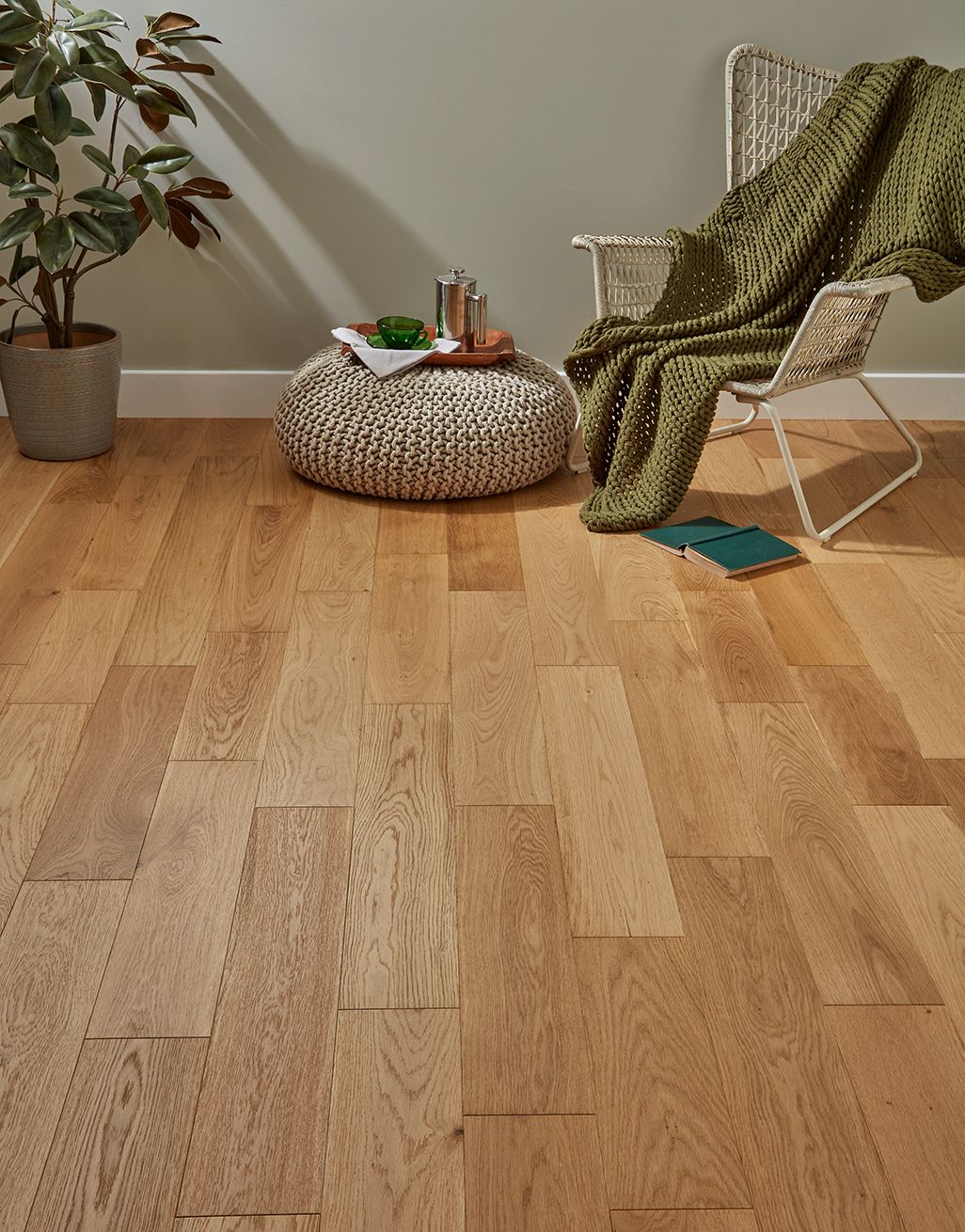Loft Prime Natural Oak Brushed & Lacquered 14/3 x 150mm 1