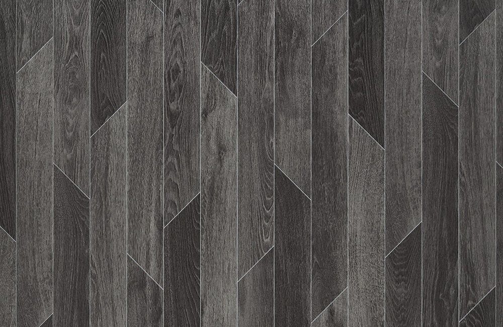 Juteks Rimini - Dark Grey Staggered Oak Vinyl Flooring