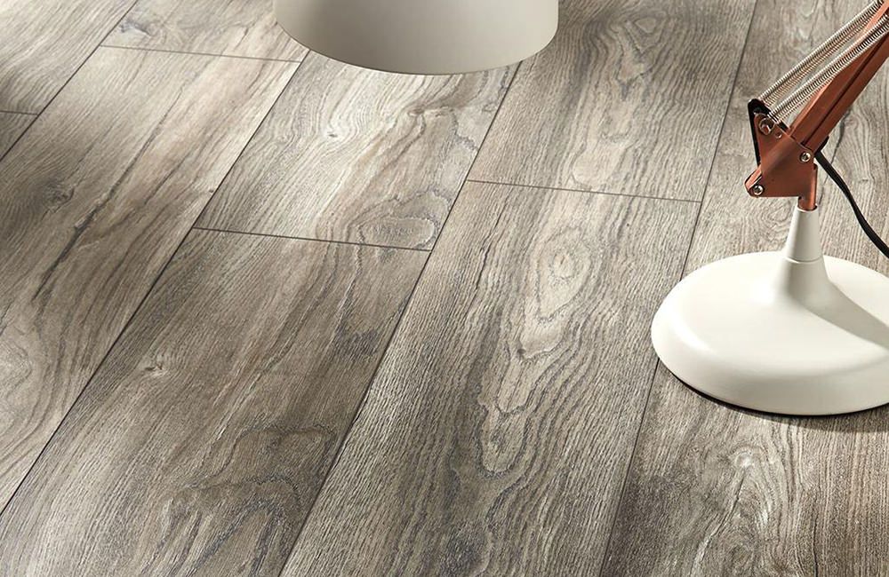 Kronotex Villa 12mm - Harbour Oak Grey Laminate Flooring