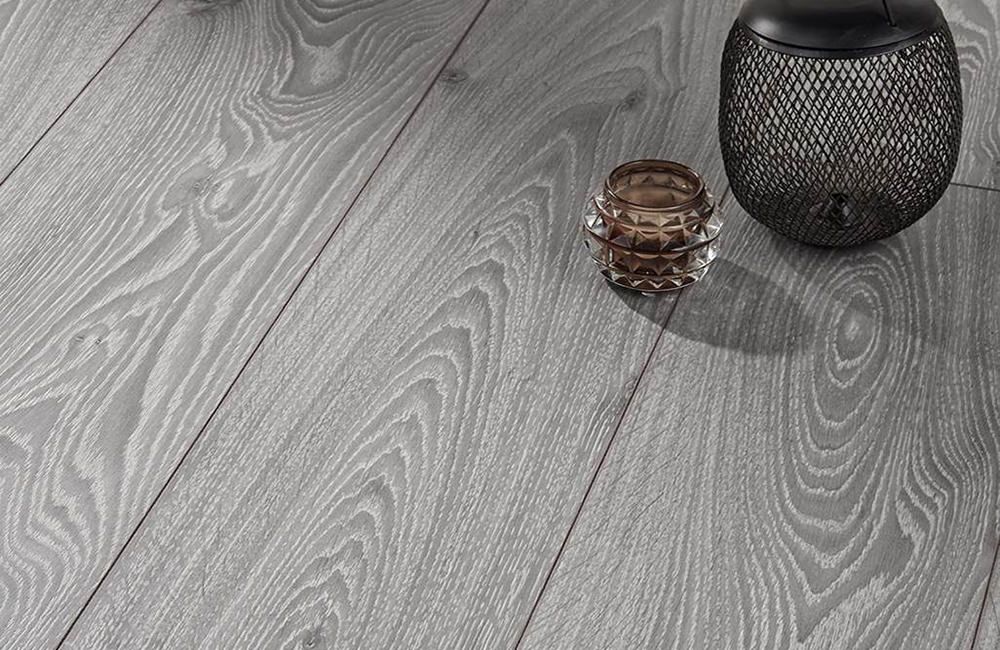 Kronotex Villa 12mm - Timeless Oak Grey Laminate Flooring